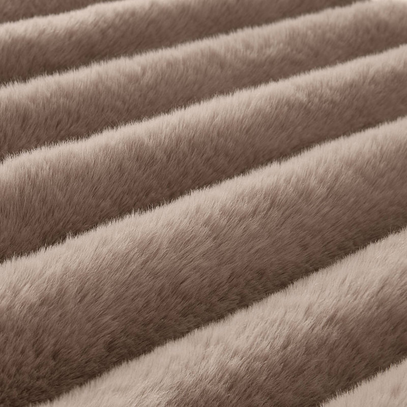 Ensemble d'édredon 3 pièces Jasmine Mocha, Édredon pour très grand lit + 2 très grandes ta, Mocha