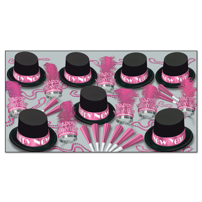 Ensemble de panama, Noir / Rose
