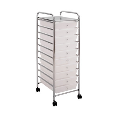 10 Drawer Storage Organizer Cart