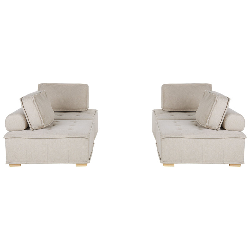 Carolus 6 - Piece Living Room Set, Beige