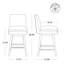 Tabouret de comptoir pivotant Bethea-872852651