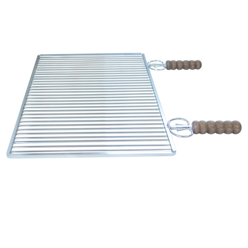 Haroun Steel Non-Stick Grill Griddle, 4cm H x 80cm W x 59cm D