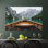 Mountain Lake Boat View Canvas Print: Serene Nature Landscape Wall Decor,1P Wrapped Canvas