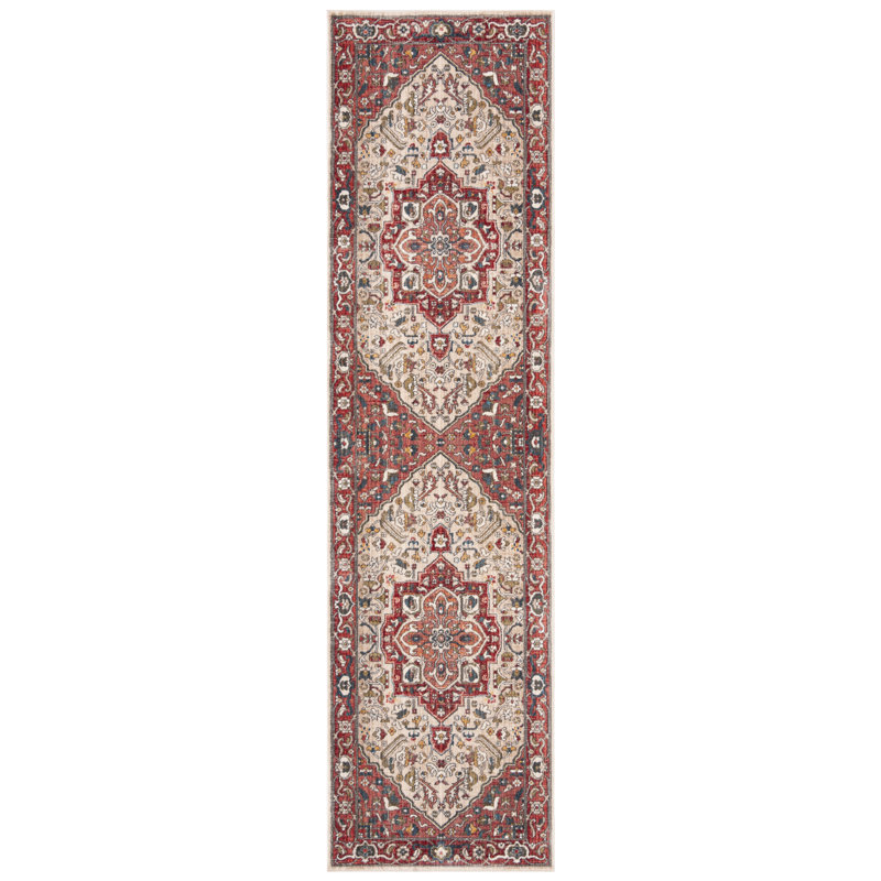 Tapis rouge Stow, Tapis de couloir 2 pi 2 po x 12 pi
