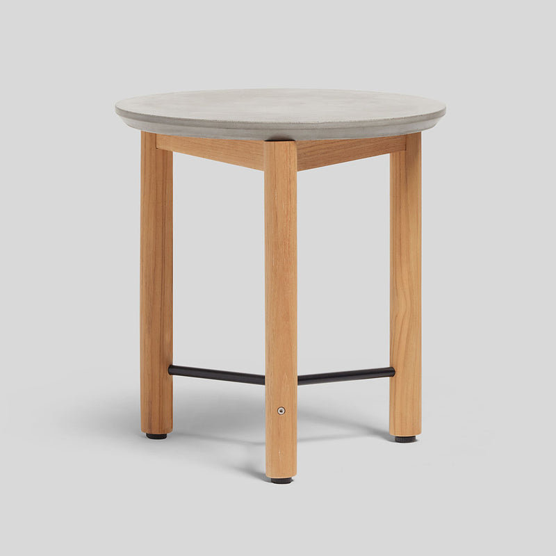 Haven Outdoor Round Teak Side Table