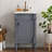 Small Space Vanity Ceramic Mdf Retro Style Bathroom Solution