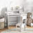 Desk And Chair Set With Storage-1309295101