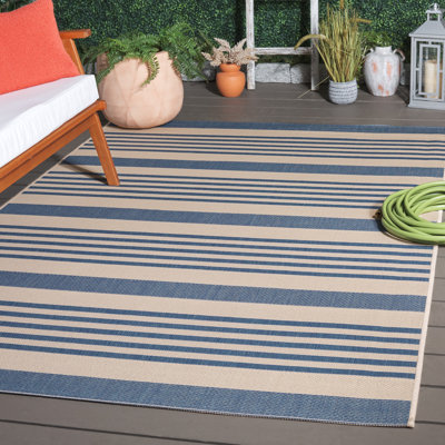 Tapis d'intérieur / extérieur à rayures Beach House Performance