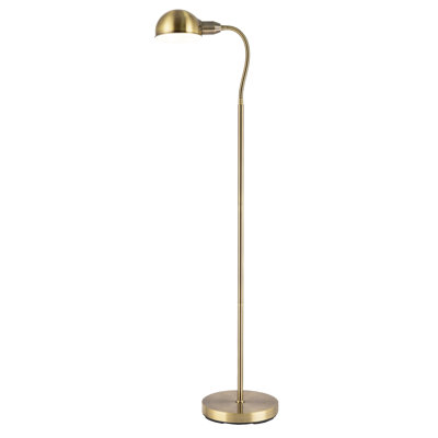 140cm Antique Brass Task Floor Lamp