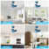 18" Small Ceiling Fan with Light and Remote for Kids Room