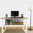 Sandita Computer Desk with Open Shelves, Office/Home Universal Storage Desk, Writing Desk Computer Desk with-1110213457