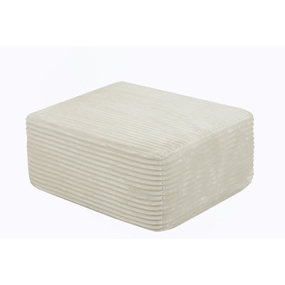 Repose-pieds / beige / moelleux