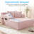 New Upgrade Corduroy Overstuffed Chaise Lounge Chair & Pillows – Comfy Deep Seat Cloud Sofa Couch for Living Room, Bedroom, Nursery-815089514