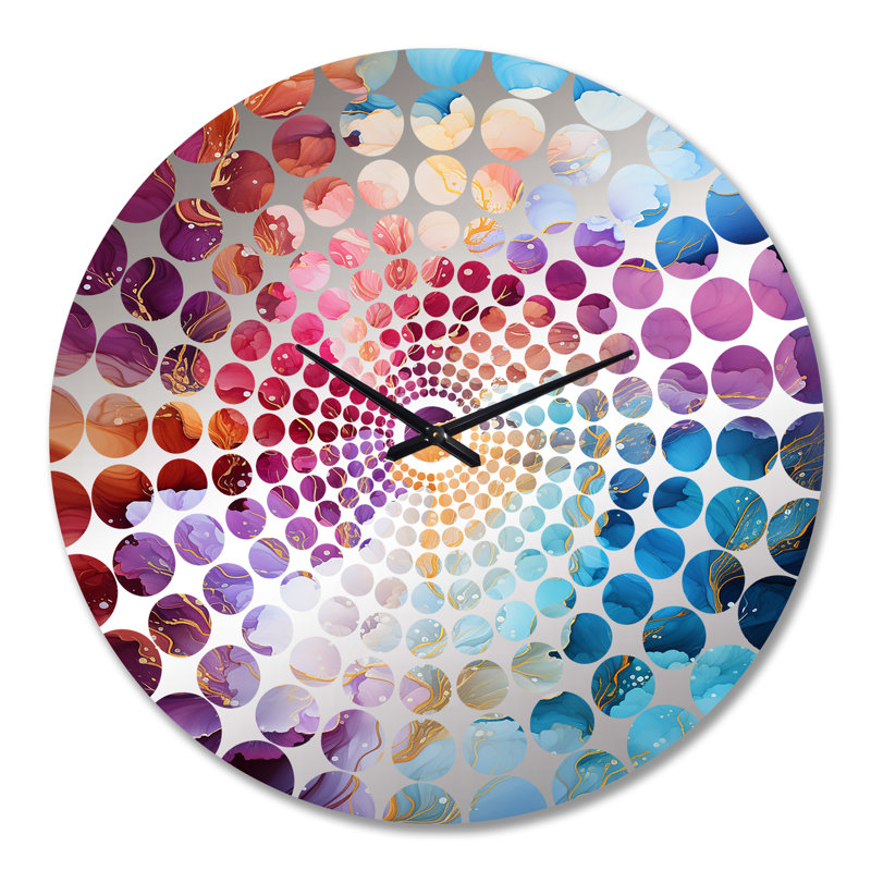 Horloge murale Aurora Borealis, Grand