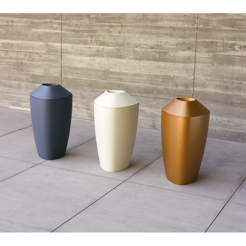 Kitchen Trash Can - 20 Gallons, Matte Metallic