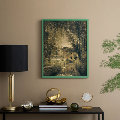 Vintage Landscape CI Framed Print - Solid Wood