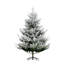 6 Foot Artificial Christmas Tree, Pine Hinged Xmas Tree With 795 Realistic Branches, Steel Base, Auto Open, Green-1394103616