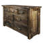 Commode 7 tiroirs Bigstone de la collection Big Sky avec détails en fer forgé-120271183