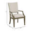 Fauteuil Baldrige en brun / beige