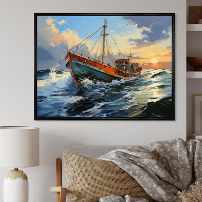 " Boat Expressive Seascapes II "