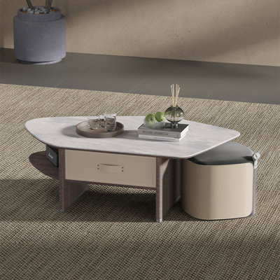 Table basse italienne en pierre micro-cristalline