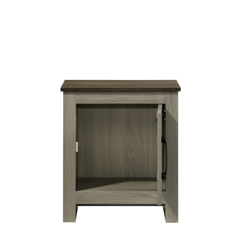 Table de bout, table d'appoint, table de chevet avec porte d'armoire