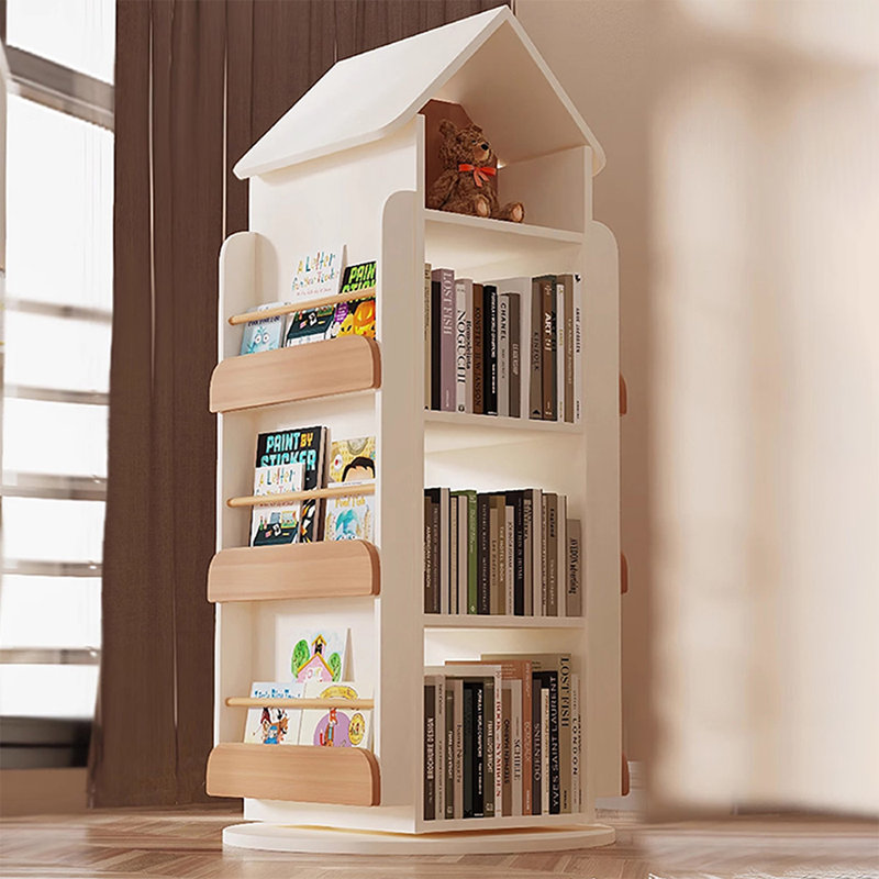 Bibliothèque rotative Beige