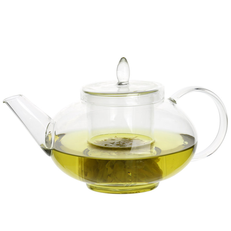 Bouilloire en verre avec infuseur intégré