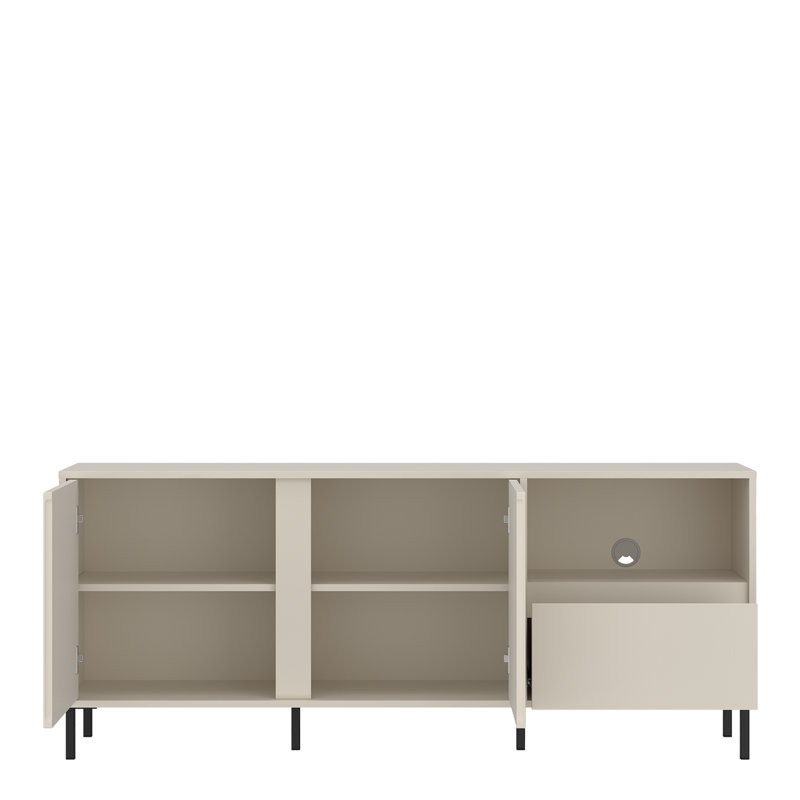 TV Stand, 65.4cm H x 157.8cm L x 40cm W, Cashmere