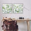 «Green Botanical Leaves Xray», ensemble de 2 estampes numériques par Victoria Barnes-942589228-942589137