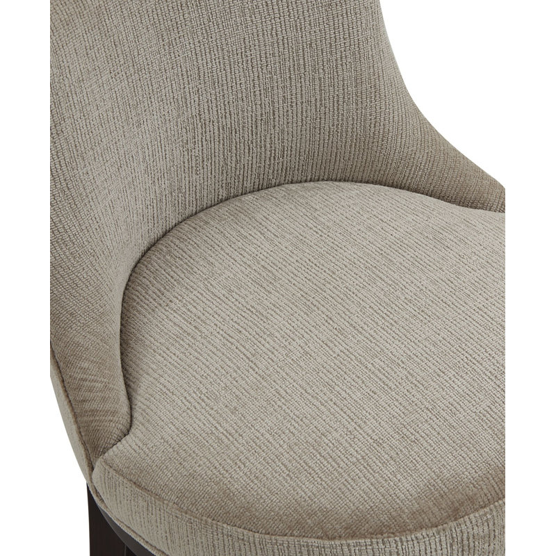 Tabouret de comptoir rembourré Lucia, Taupe, 2, Tabouret de comptoir (hauteur d'assise 26,4 po)
