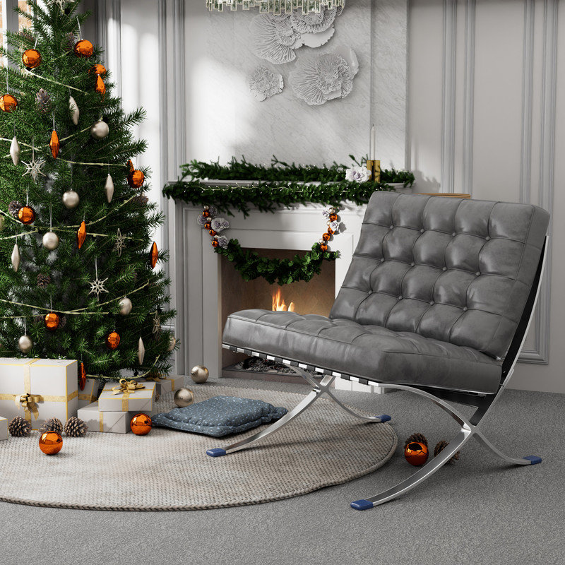 Méridienne pliable Mid-Century, Gris foncé