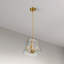 Quatre luminaires suspendus avec verre transparent-472118465