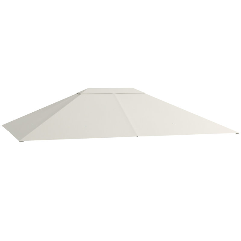 Candica Dakota Fields Cream Polyester Replacement Canopy for Gazebo
