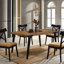 Chaises d'appoint contemporaines de 2, brun noir, entièrement rembourrées, revêtement beige chic, 2 chaises de style moderne, brun et noir, sièges confortables, décoration de salle à manger