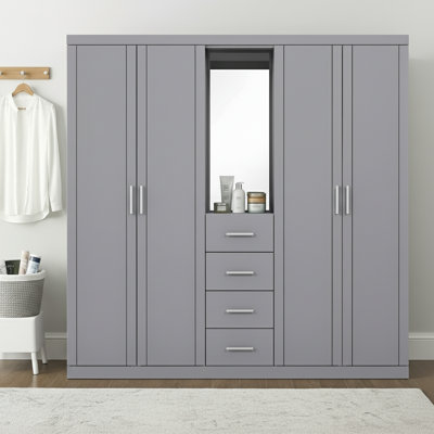 Kimberley 4 Door 4 Drawer Combi Fitment Wardrobe