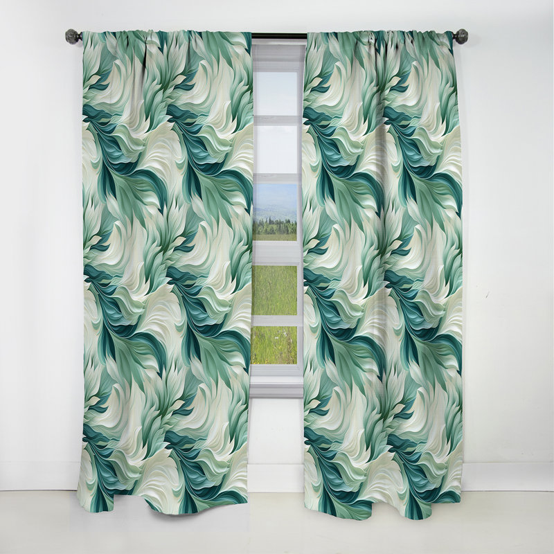 Motif tropical Seaframe Serenity, L 52 po x L 63 po