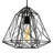 16'' Down Pendant with Black Finish – 1-Light with E26 Base Modern Geometric Pendant Light for Entryway or Kitchen Island-351766736