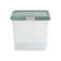 Wham Clip 14L Square Plastic Storage Boxes with Secure Clip Lock Lids. L:29 x W:29 x H:26cm Clear/Stone/Slate Grey