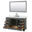 Deborah 60'' Single Bathroom Vanity with Marble Top-23113262-80209534