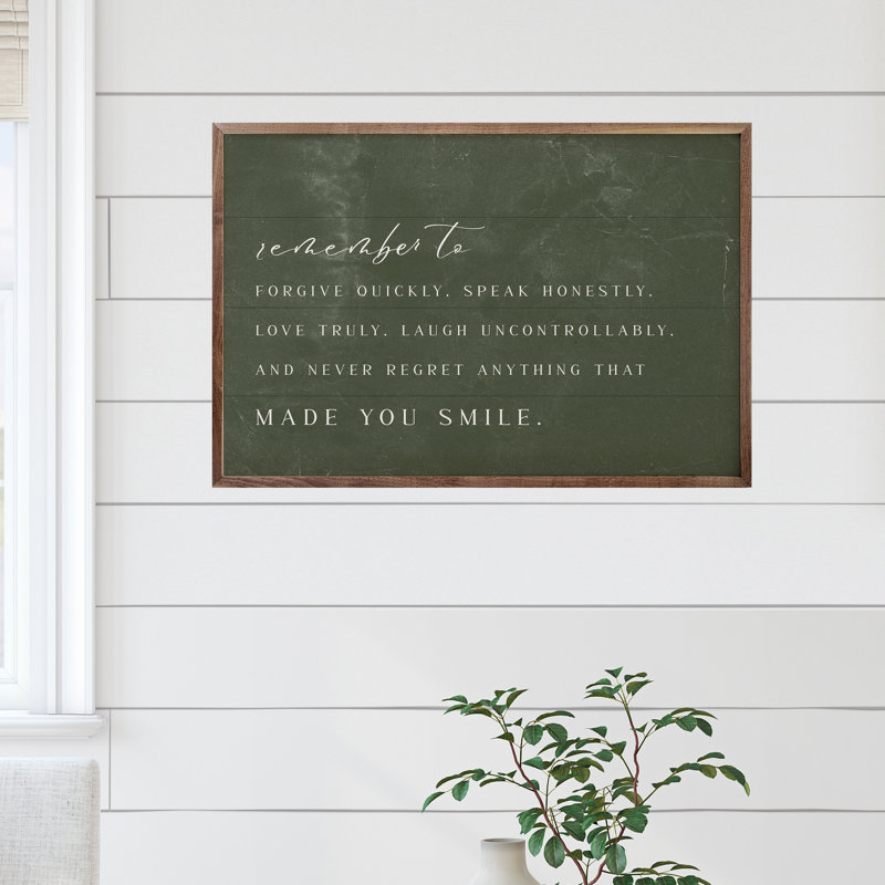  Made You Smile Green, 16 po x 24 po