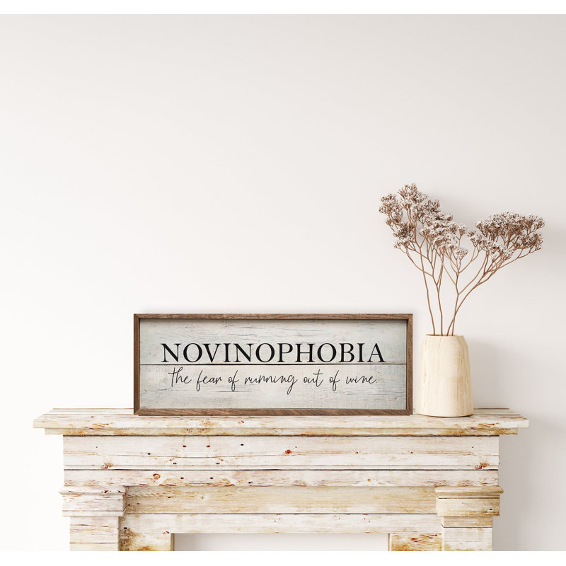 Novinophobia Whitewash, 4" H x 12" W