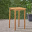 Table de bar d'extérieur carrée en bois-563487577