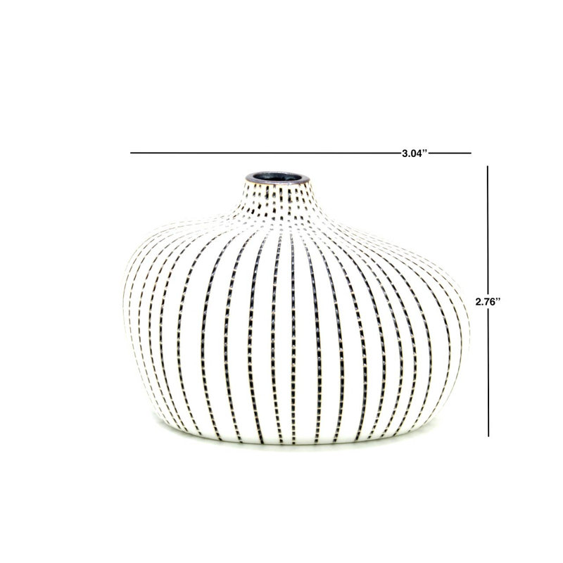 Vase de table Avichai, Brun