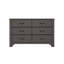 Commode 6 tiroirs Junipe Brown