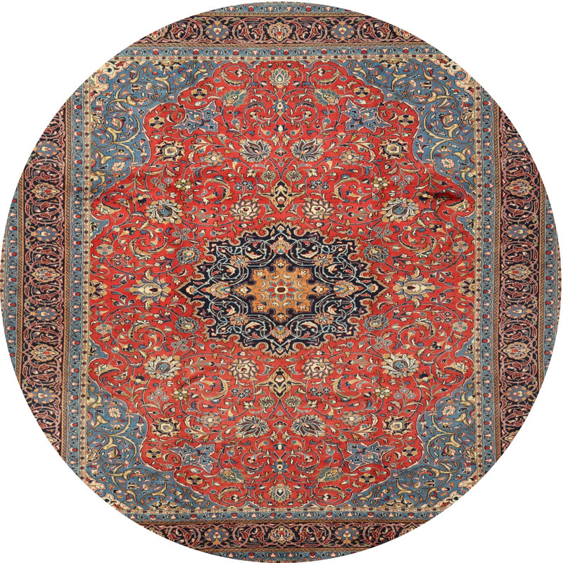Cassandr Oriental Indoor Rug, Round 8'