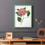 Reproduction encadrée pressée Camellia II - bois massif-309909434-309909437