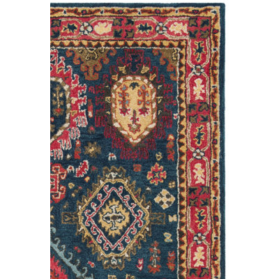 Donnal Hand Tufted Wool Oriental Rug