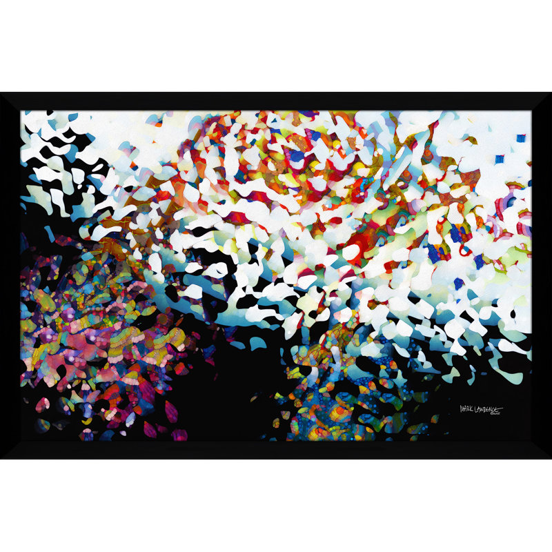 «acte 2:38. « relief », impression, H 21,5 po x l 27,5 po x P 0,75 po, Cadre noir