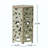 Patio Intricate Carved Accent Table - Metal Side Table, Multi-Functional End Table for Outdoor, Living Room, Bedroom & Entryway Decor-201526517